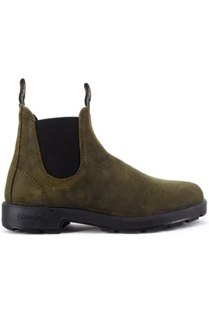 Blundstone Buty, Mężczyzna, Zielony, 43 1/2 EU, Zamsz, Oryginalne Chelsea Botkiy - Zamsz Oliwkowy