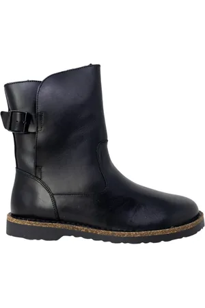 Birkenstock Buty, Kobieta, Czarny, 39 EU, Len, Zimowe Botki Uppsala z Ozdobnym Zapięciem