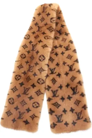 LOUIS VUITTON Pre-owned, Kobieta, brązowy, ONE SIZE, Pre-owned Fur scarves