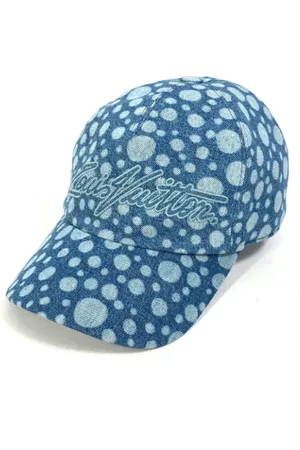 LOUIS VUITTON Pre-owned, Kobieta, Niebieski, ONE SIZE, Bawełna, Pre-owned Canvas hats