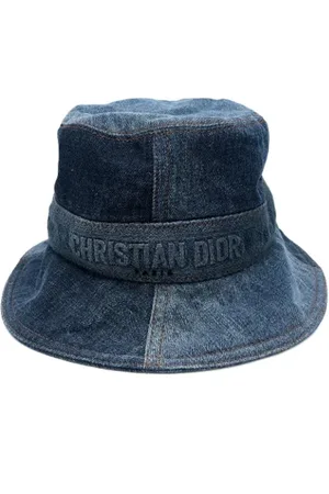 Dior Pre-owned, Kobieta, Niebieski, ONE SIZE, Denim, Pre-owned Denim hats