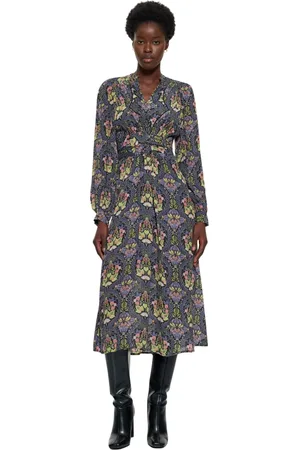 Antik Batik Sukienki, Kobieta, Wielobarwność, M, Sukienka maxi z nadrukiem Eros