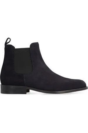 Bruno Magli Buty, Mężczyzna, Niebieski, 43 EU, Klasyczne skórzane Chelsea boots