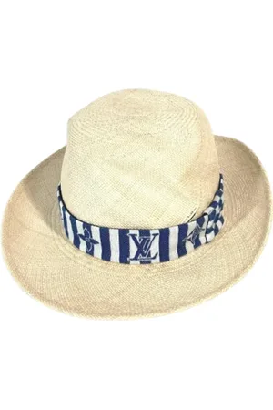LOUIS VUITTON Pre-owned, Kobieta, Beżowy, ONE SIZE, Pre-owned Fabric hats