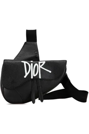 Dior Pre-owned, Mężczyzna, Czarny, ONE SIZE, Skóra, Pre-owned Leather crossbody-bags