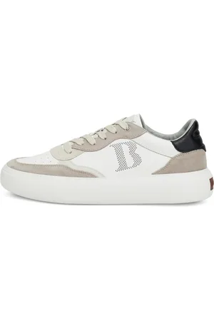 Boggi Milano Buty, Mężczyzna, Wielobarwność, 43 EU, Skóra, Sneakersy skórzane z dużym logo
