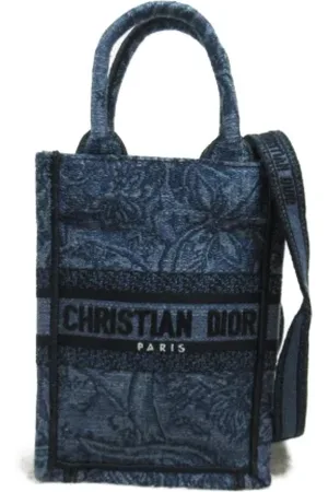 Dior Pre-owned, Kobieta, Niebieski, ONE SIZE, Denim, Pre-owned Canvas dior-bags