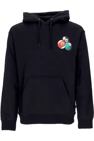 Huf Bluzy, Mężczyzna, Czarny, M, Czarna bluza z kieszenią kangurką