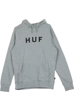 Huf Bluzy, Mężczyzna, Szary, S, Szara Bluza Męska Essentials