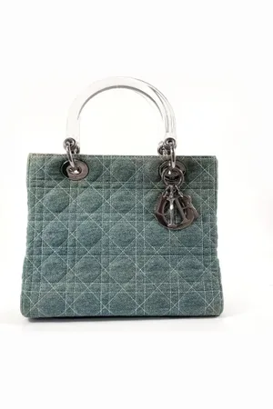Dior Pre-owned, Kobieta, Niebieski, ONE SIZE, Denim, Pre-owned Denim dior-bags