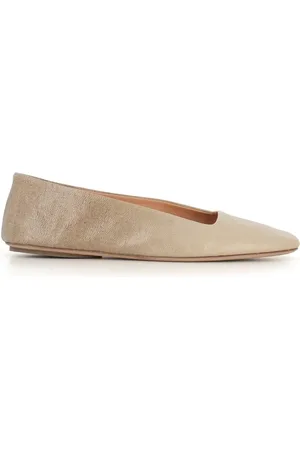 MARSÈLL Buty, Kobieta, Beżowy, 37 1/2 EU, Ivory Ballerina Buty lniane