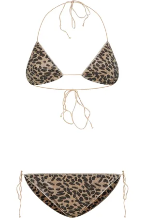 Oseree Stroje kąpielowe, Kobieta, Wielobarwność, L, Animalier Lumiere Bikini