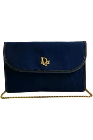 Dior Pre-owned, Kobieta, Niebieski, ONE SIZE, Skóra, Pre-owned Canvas dior-bags