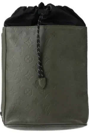 LOUIS VUITTON Pre-owned, Mężczyzna, Czarny, ONE SIZE, Skóra, Pre-owned skórzane torby na ramię