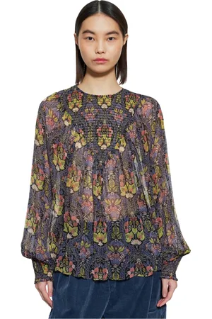 Antik Batik Bluzki, Kobieta, Wielobarwność, M, Eros print top