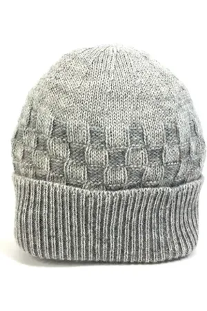LOUIS VUITTON Pre-owned, Kobieta, Szary, ONE SIZE, Wełna, Pre-owned Wool hats