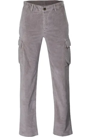 MOORER Spodnie, Mężczyzna, Beżowy, 2XL, Kaszmir, Brody-Vll