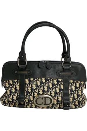 Dior Pre-owned, Kobieta, Niebieski, ONE SIZE, Skóra, Pre-owned Canvas handbags