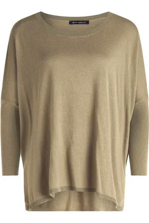 Betty Barclay Swetry, Kobieta, Zielony, M, Len, Oversized Style Sweter