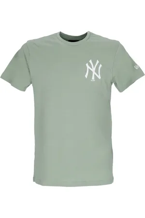 New Era Koszulki, Mężczyzna, Zielony, S, NY Yankees Logo Zielony T-shirt