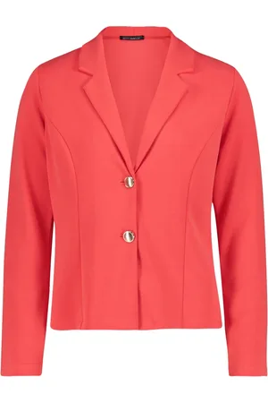 Betty Barclay Kurtki, Kobieta, Czerwony, S, Elegancki Blezer z Guzikami