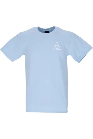 Huf Koszulki, Mężczyzna, Niebieski, S, T-shirt Męski Triangle Tee Light