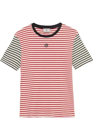 Inès de la Fressange Koszulki, Kobieta, Wielobarwność, M, Paul bawełniany T-shirt w paski