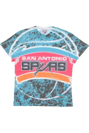 Mitchell & Ness Koszulki, Mężczyzna, Wielobarwność, S, NBA Jumbotron Tee Hardwood Classics