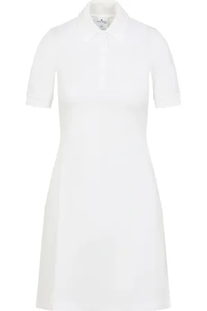 Courrèges Sukienki, Kobieta, Biały, M, Bawełna, Sukienka Piqué