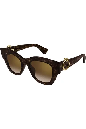 Cartier Akcesoria, Kobieta, brązowy, ONE SIZE, Ct 0547S 002 Okulary
