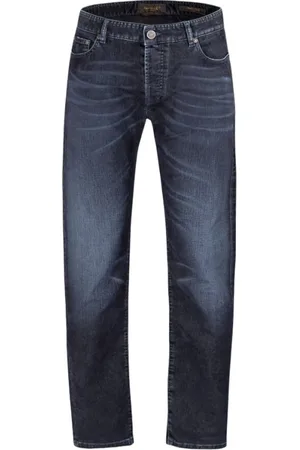 MOORER Jeansy, Mężczyzna, Niebieski, W29, Denim, Pavel-28 Navy