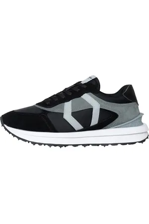 Mikakus Buty, unisex, Wielobarwność, 45 EU, Nylon, Eleganckie Dark Ink Sneakers
