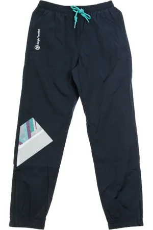 Sergio Tacchini Spodnie, Mężczyzna, Niebieski, M, Spodnie Dresowe Męskie Archiwum Granatowy/biały
