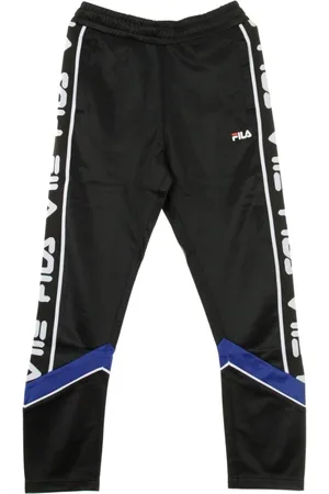Fila Spodnie, Mężczyzna, Czarny, L, Czarne Spodnie do Tracksuit Ted