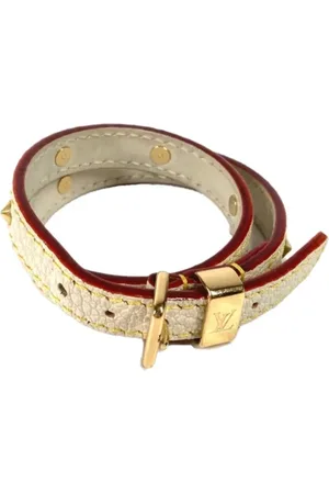 LOUIS VUITTON Pre-owned, Kobieta, Beżowy, ONE SIZE, Skóra, Pre-owned Leather belts