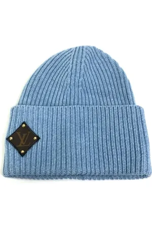 LOUIS VUITTON Pre-owned, Kobieta, Niebieski, ONE SIZE, Wełna, Pre-owned Wool hats