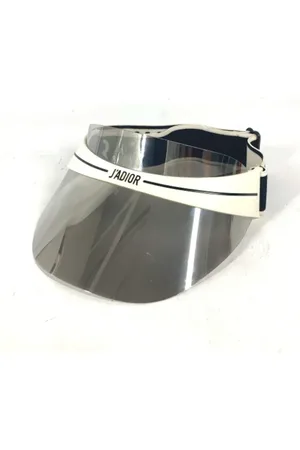 Dior Pre-owned, Kobieta, Biały, ONE SIZE, Pre-owned Plastic hats