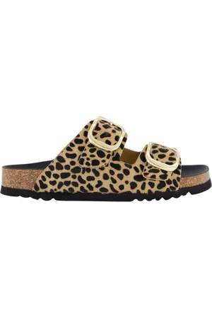 Scholl Buty, Kobieta, Beżowy, 39 EU, Leopard Slipper Noelle Stylowy Komfort