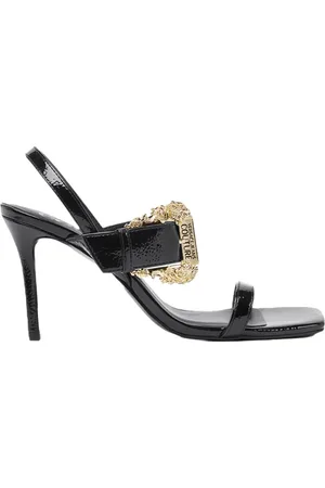 VERSACE Buty, Kobieta, Czarny, 39 EU, Flat Sandals