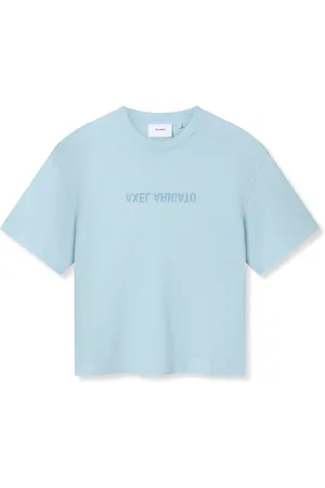Axel Arigato Koszulki, Kobieta, Niebieski, M, Zniekształć T-shirt