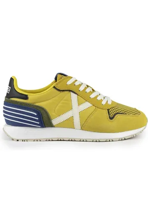 Munich Buty, Mężczyzna, Żółty, 41 EU, Len, Retro Running Sneaker Reinterpretation