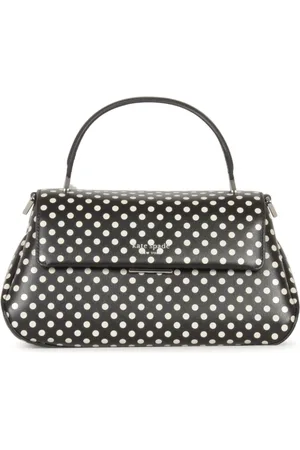 Kate Spade Torebki, Kobieta, Czarny, ONE SIZE, Torba Grace Dot Skórzana z Uchwytem