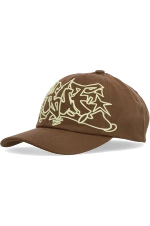 Huf Akcesoria, unisex, brązowy, ONE SIZE, Brązowy Kapelusz Curvy Snapback z Logo 3D