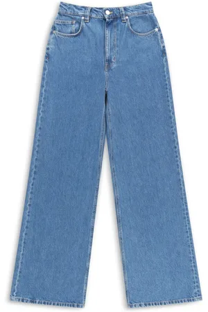 Axel Arigato Jeansy, Kobieta, Niebieski, W26, Bawełna, Clara Wide-Leg Jeansy