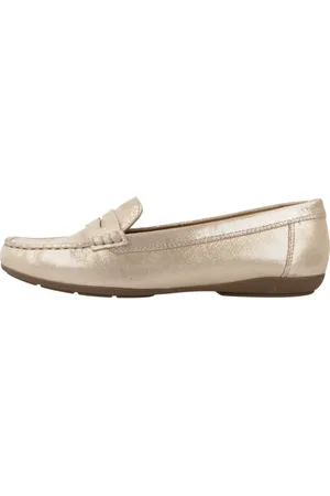 Geox Buty, Kobieta, Żółty, 39 EU, Stylowe Mokasynyy dla Mężczyzn