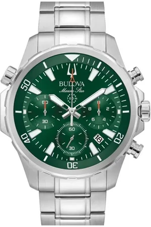 BULOVA Akcesoria, Kobieta, Zielony, ONE SIZE, Zegarek Marine Star 96B396