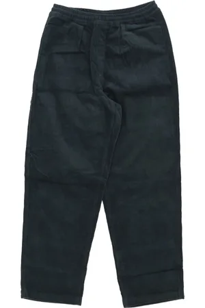 Huf Spodnie, Mężczyzna, Zielony, XS, Leisure Pants z Zielonymi Sztruksami