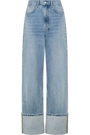 Moschino Jeansy, Kobieta, Niebieski, W27, Denim, Jeansy Denim