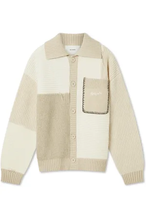 Axel Arigato Swetry, Mężczyzna, Beżowy, L, Franco Patch Cardigan