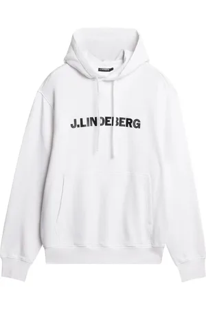 J Lindeberg Bluzy, Mężczyzna, Biały, XL, Biała Bluza Callan Bawełniana Sweter